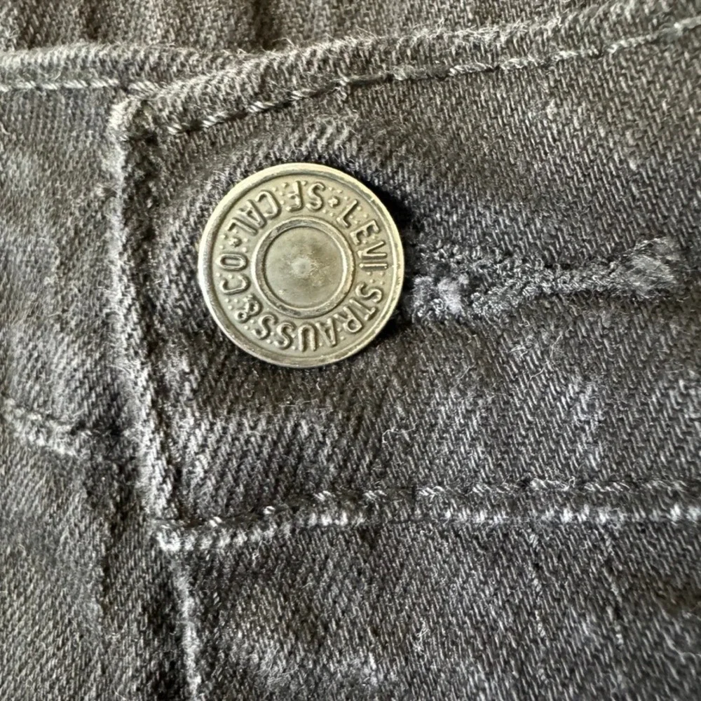 Levis 569 Loose Straight Fit Black Denim Jeans Mens W38 L32 00569-0125